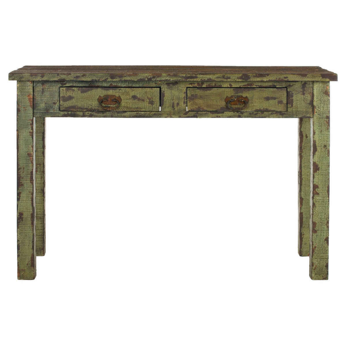 Antique Green Console C602