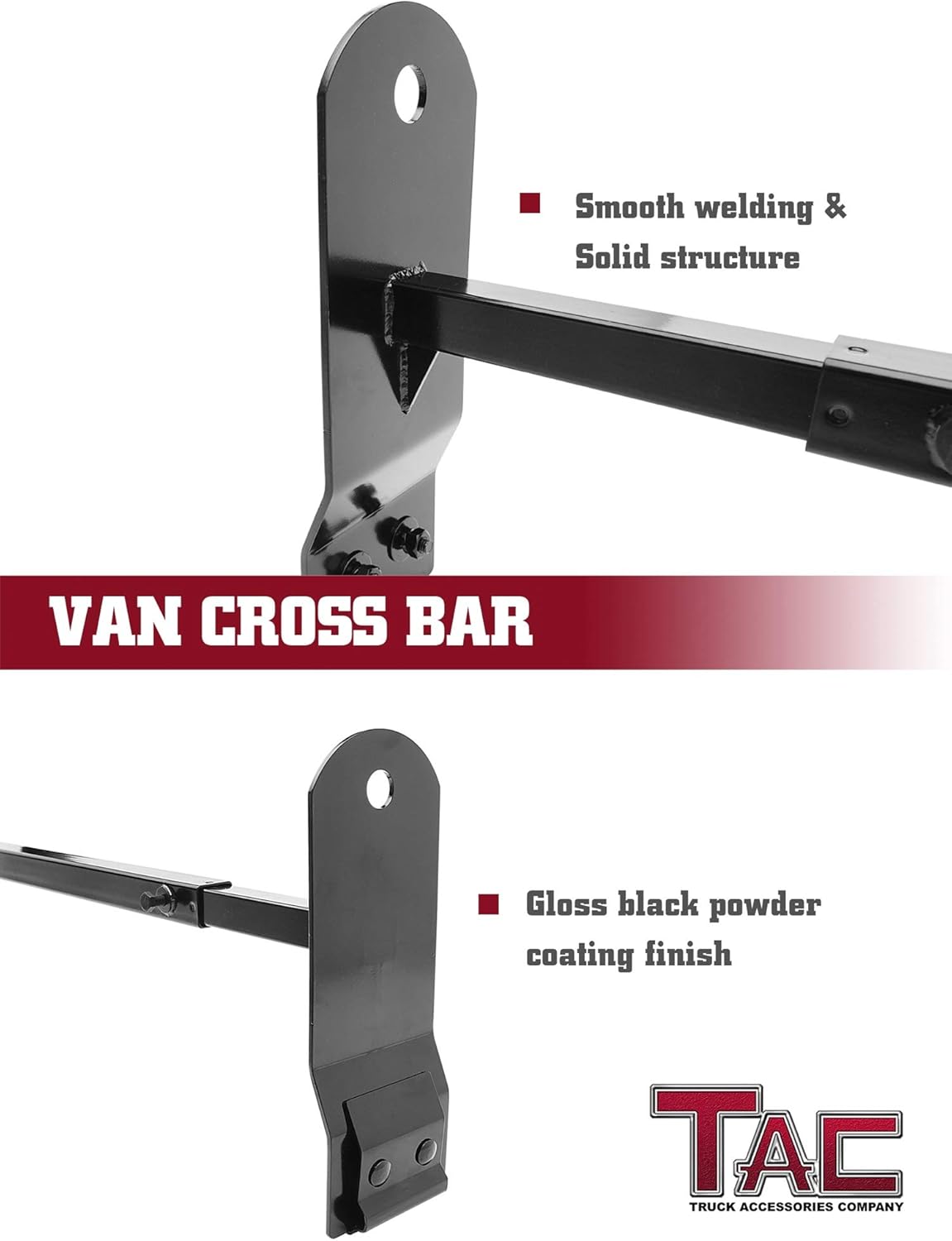 600 LBS Capacity Utility Cross Bar with Stopper for Kayak Canoe Ladder Lumber Pipes Cargo Carrier 2 Bars F536