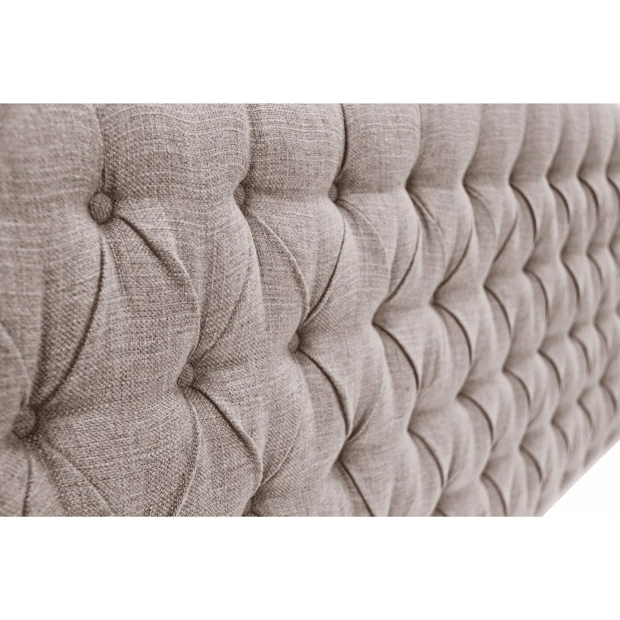 Tufted Panel Headboard, Brown, Queen J5789