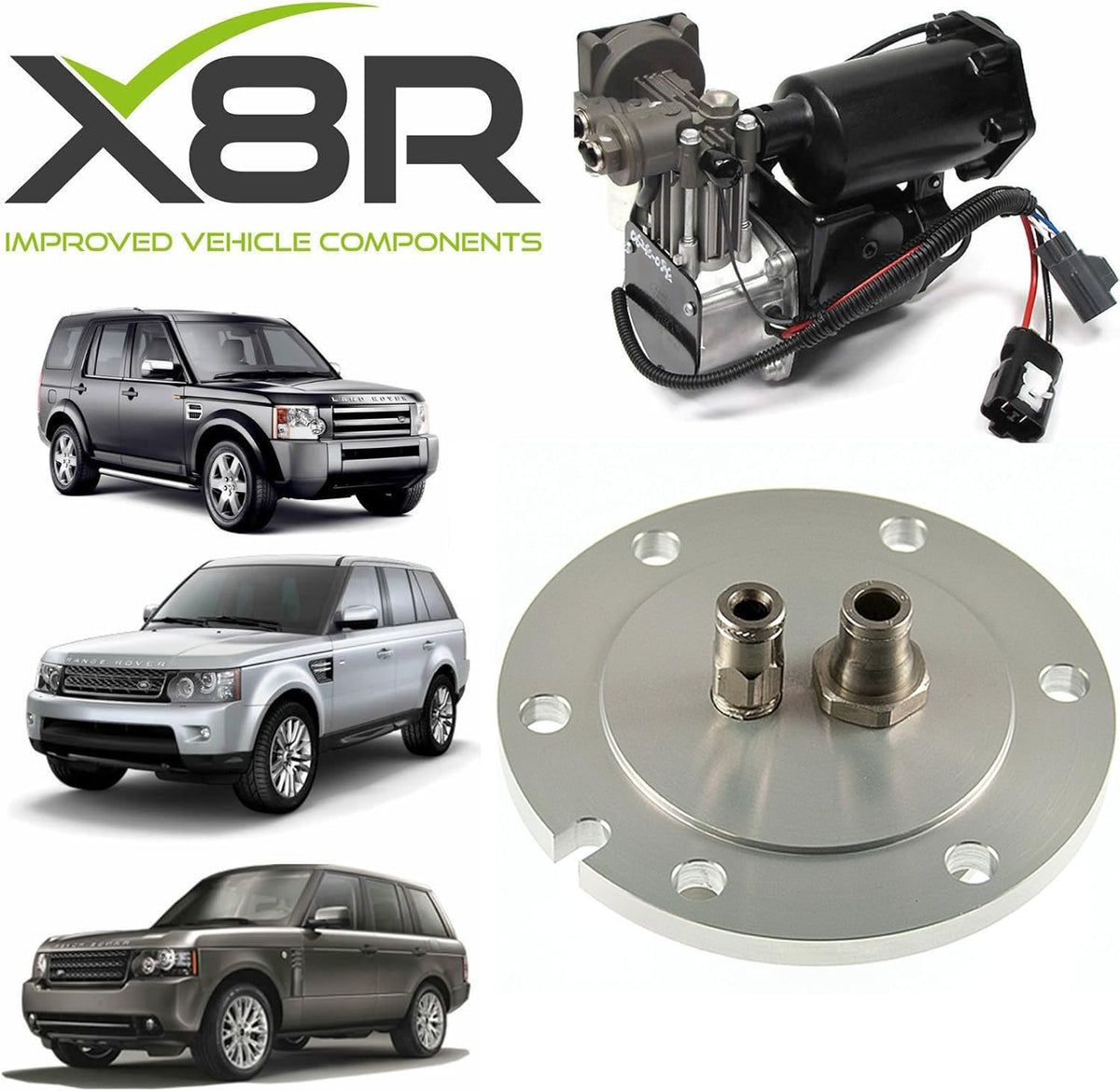 X8R AIR COMPRESSOR DRIER END CAP REPAIR KIT Pack of 2 F98068
