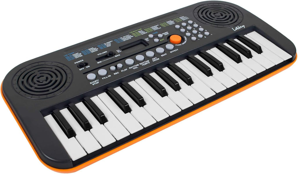 61 Key Digital Piano Portable Electronic Keyboard with Built-In Speaker, Microphone, Music Stand W61204