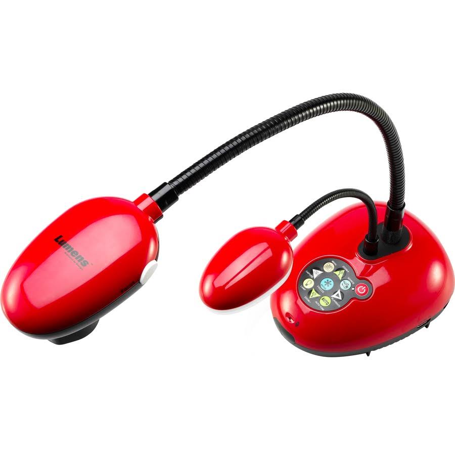 Red Document Camera with 20X Zoom USB F6785