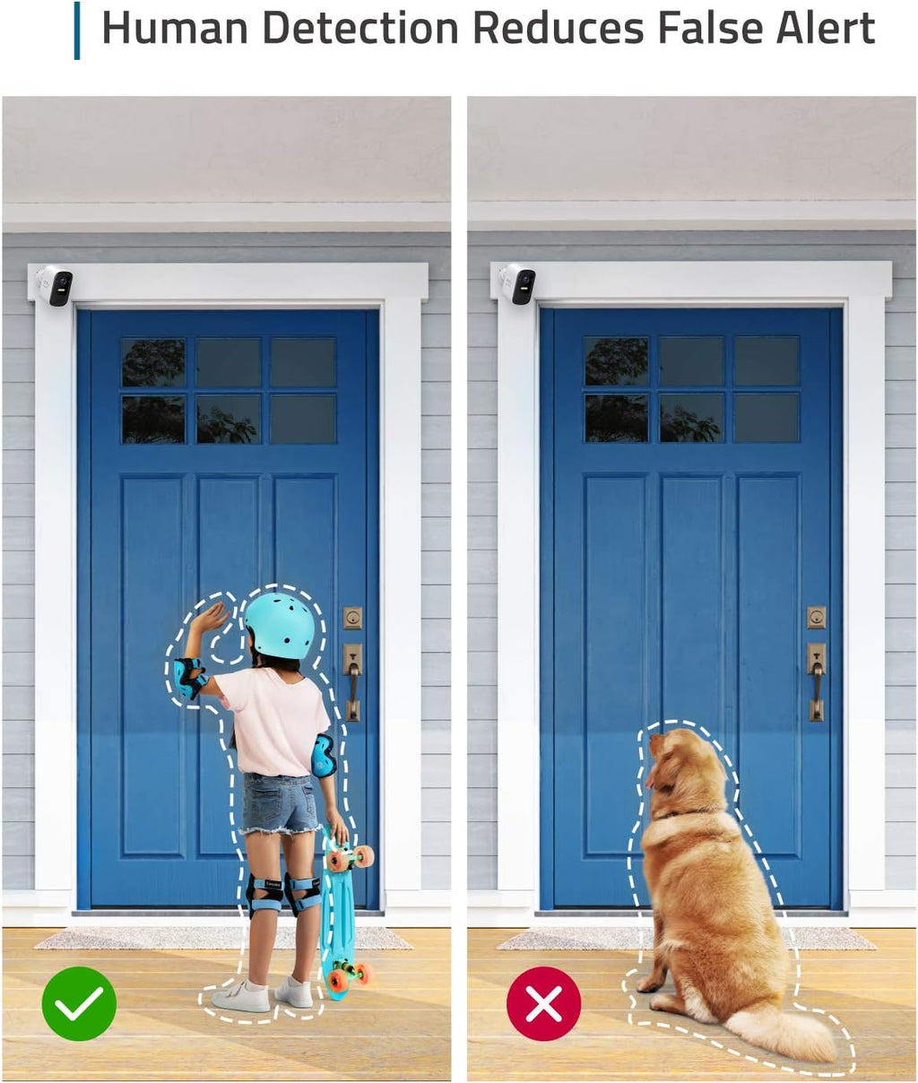 Wireless Home Security System with 180-Day Battery Life, 1080p HD, Night Vision D43105