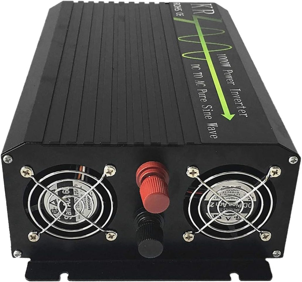 1000W Pure Sine Wave Power Inverter 12V DC to 110V AC with USB Port O769086