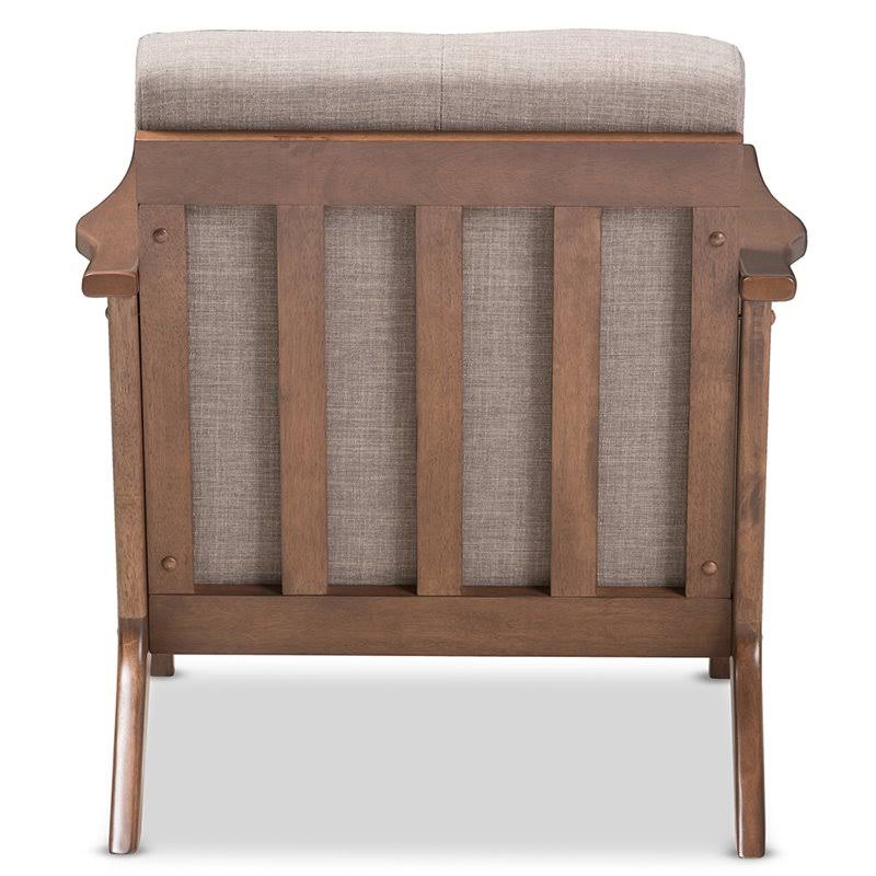 Gray Tufted Accent Arm Chair X901309