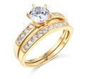14K Yellow Gold Engagement Ring Set C426408