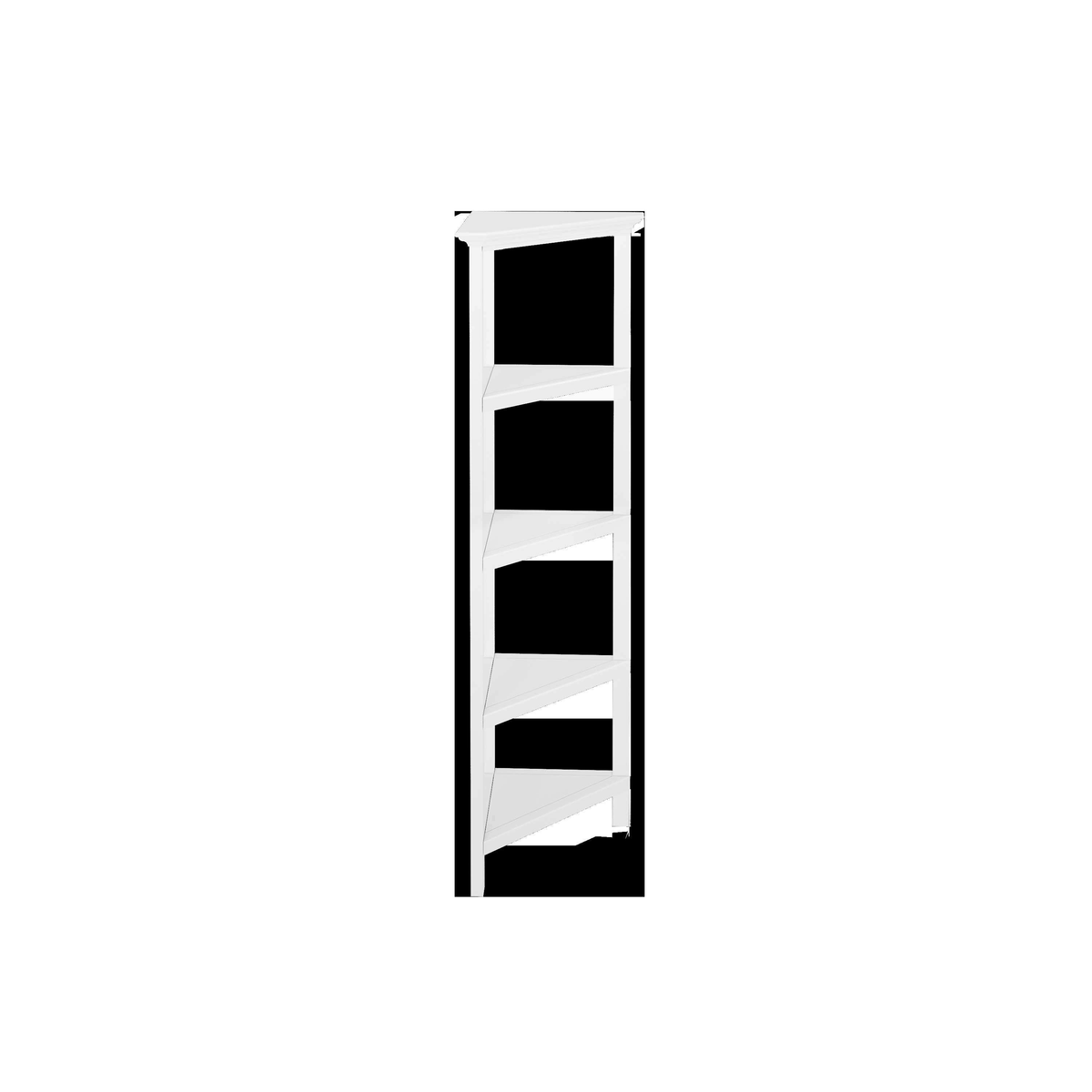 White 2 Shelves Bookcase D300079