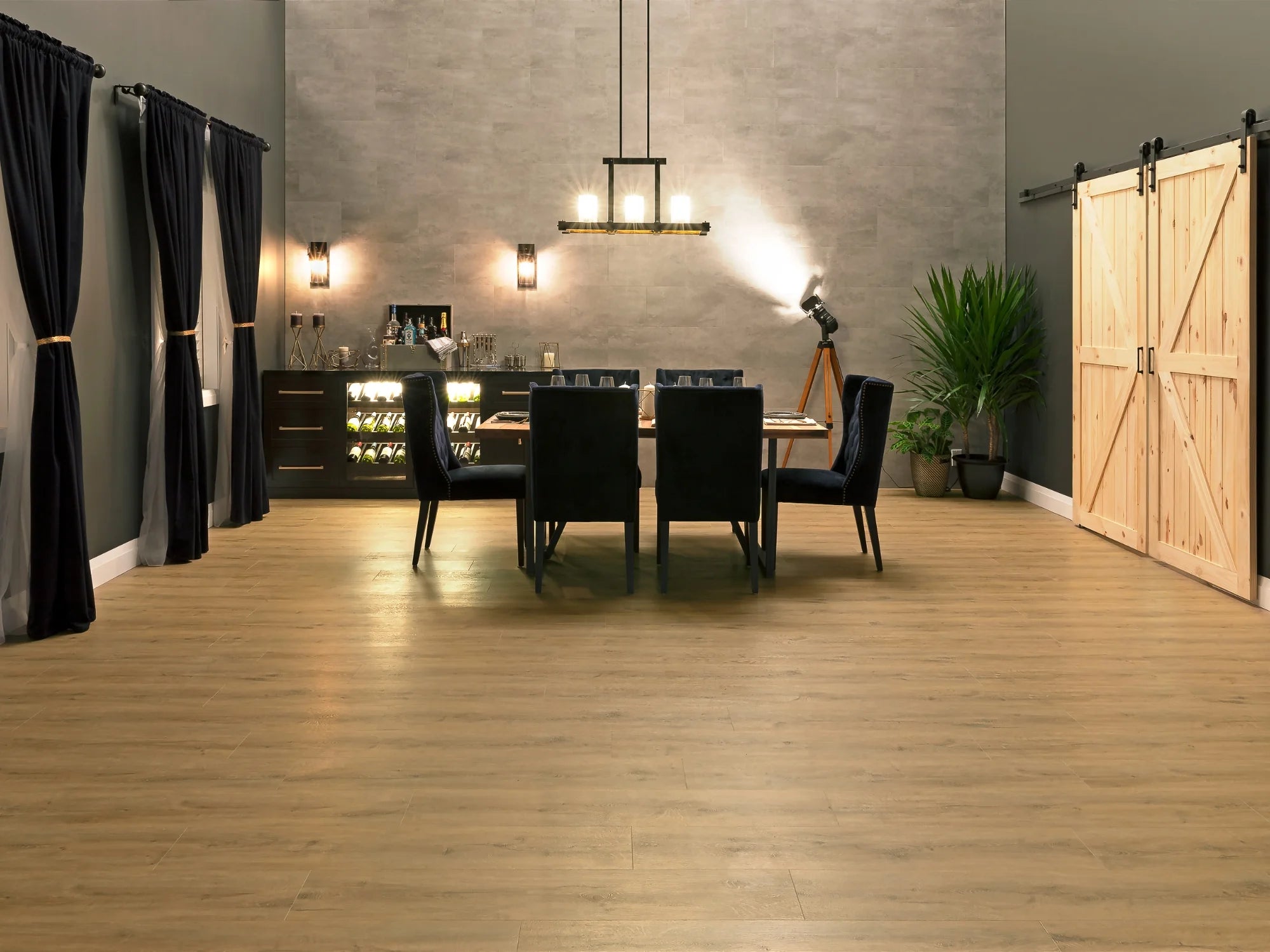 Natural Oak 5MM LVP Flooring 1000 Sq ft Y9709