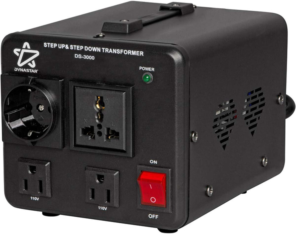 Voltage Converter and Transformer, 110-220 to 220-240 Volts, 3000 Watts S92839