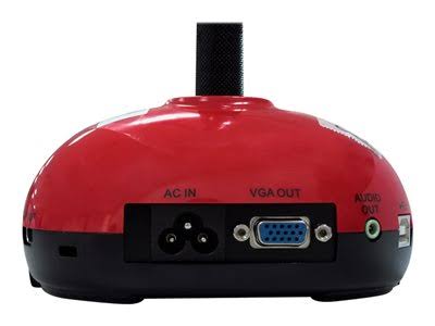 Red Document Camera with 20X Zoom USB F6785