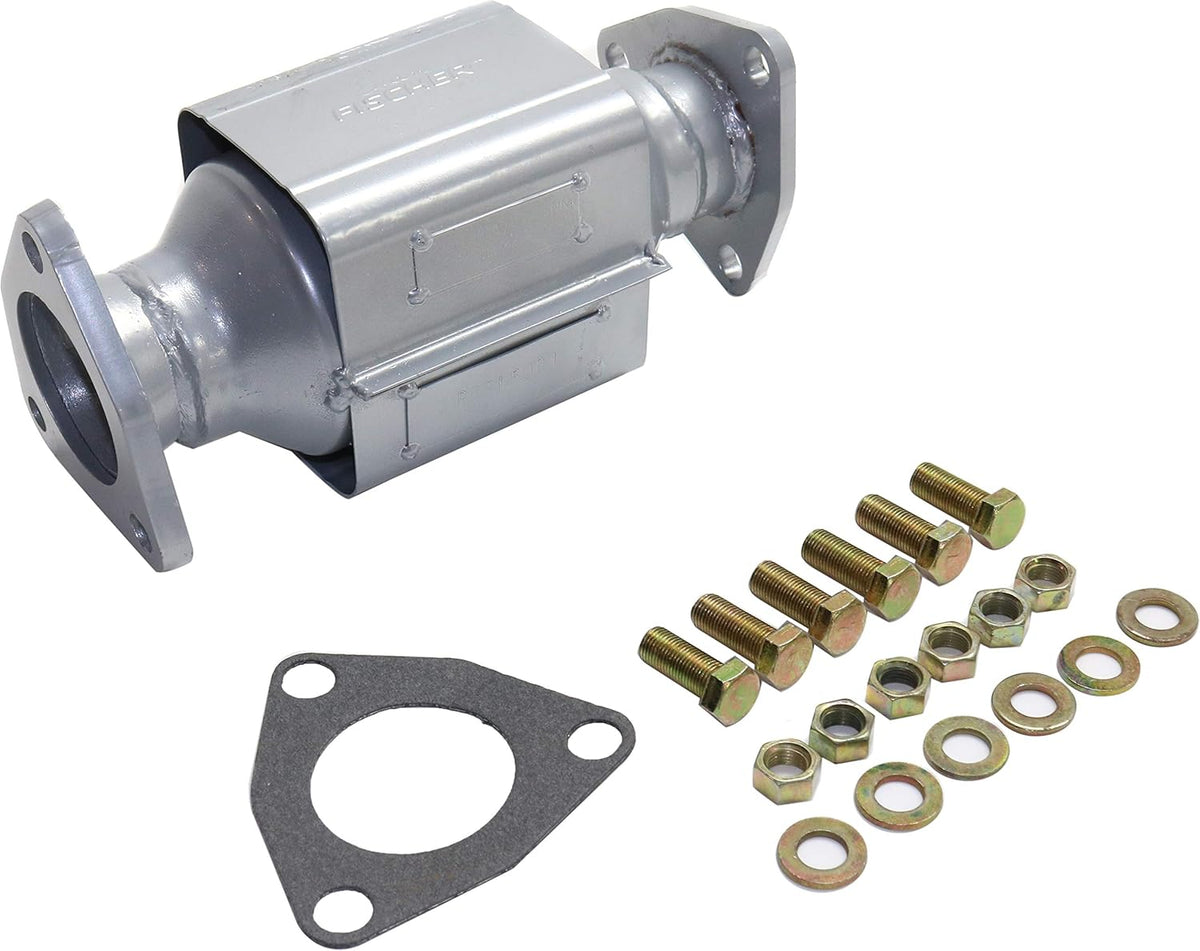Rear Catalytic Converter with Flat Gaskets and Heat Shields H282