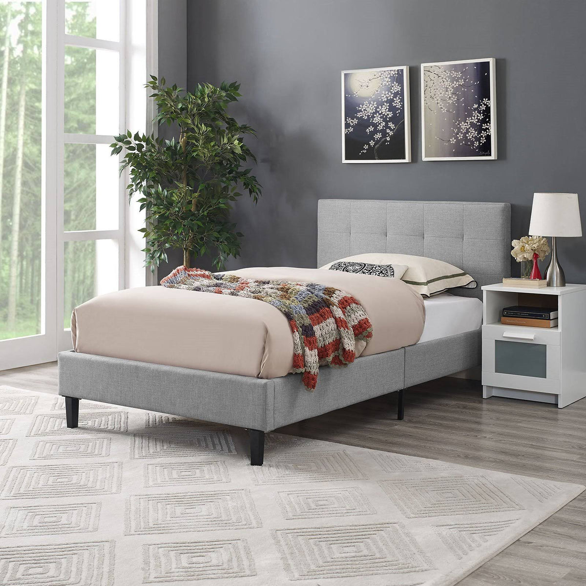 Beige Full Bed B596074