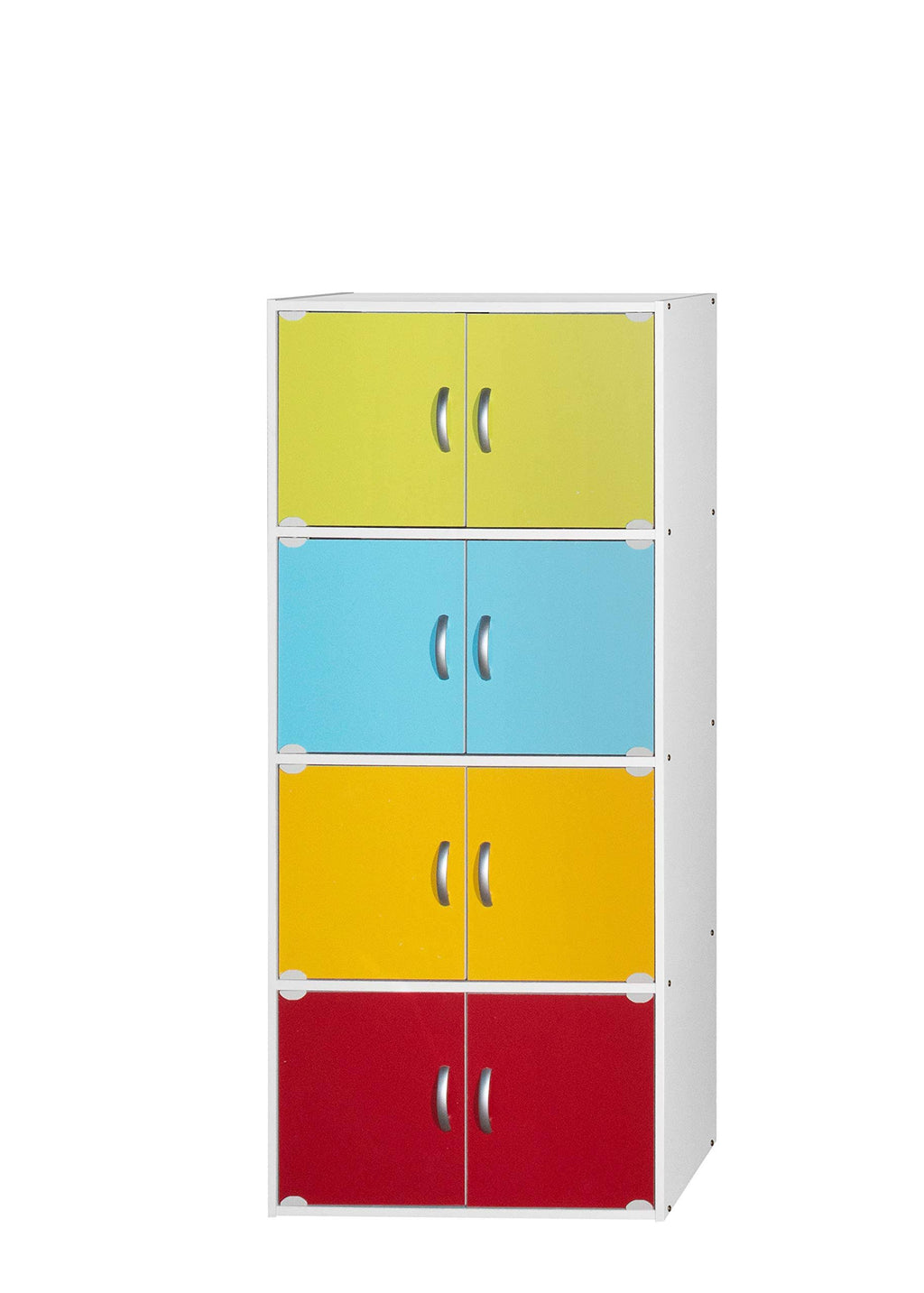 Rainbow 4-Shelf 8-Door Cabinet G1880