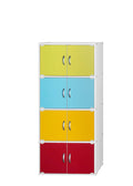 Rainbow 4-Shelf 8-Door Cabinet G1880