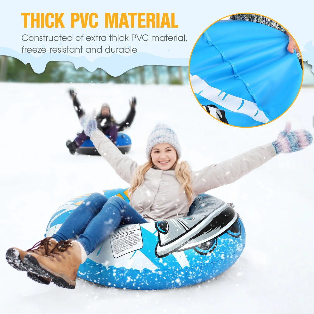 47 Inch Inflatable Snow Tube Sled U5432