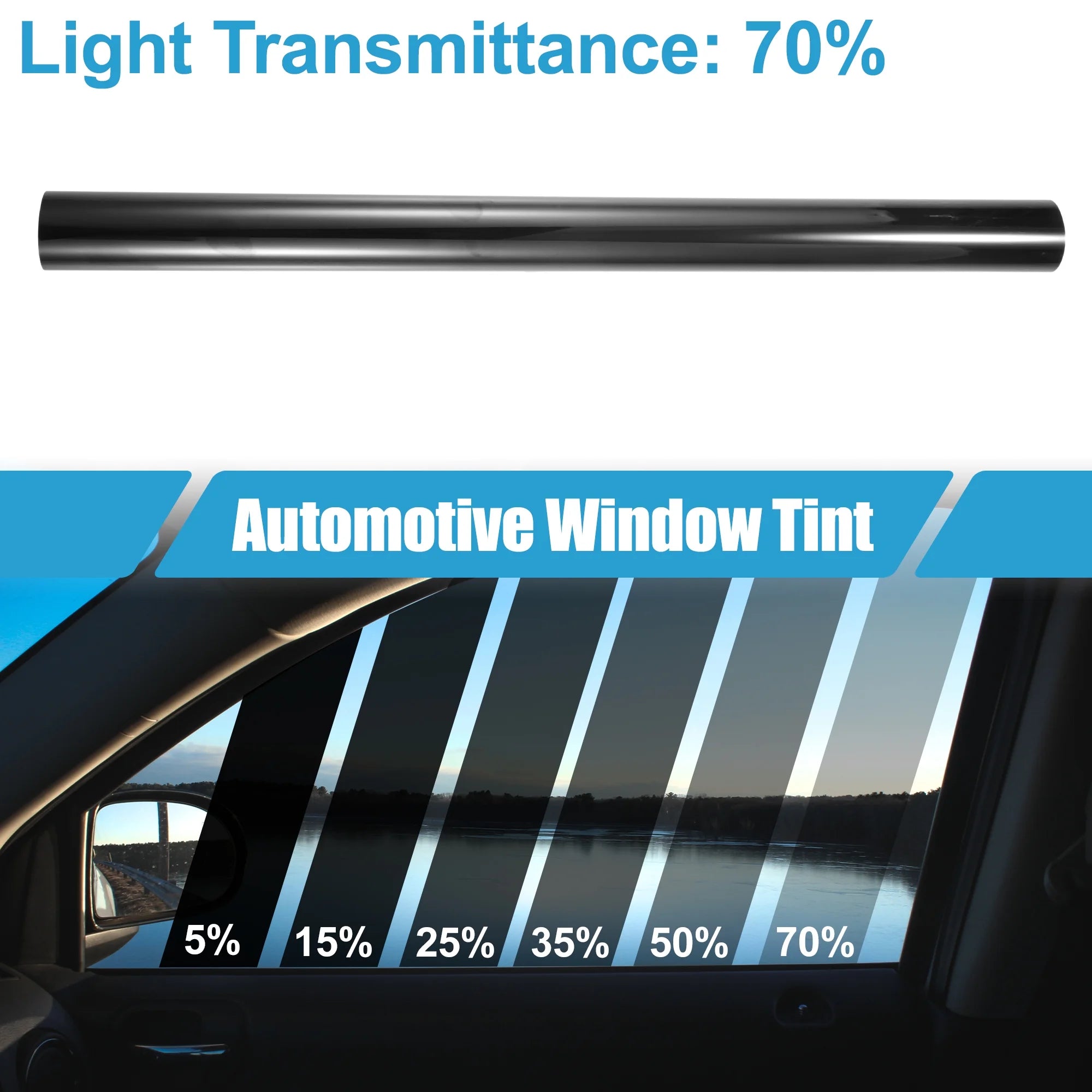 70% VLT 0.5x7m Car Ceramic Window Tint Film L694