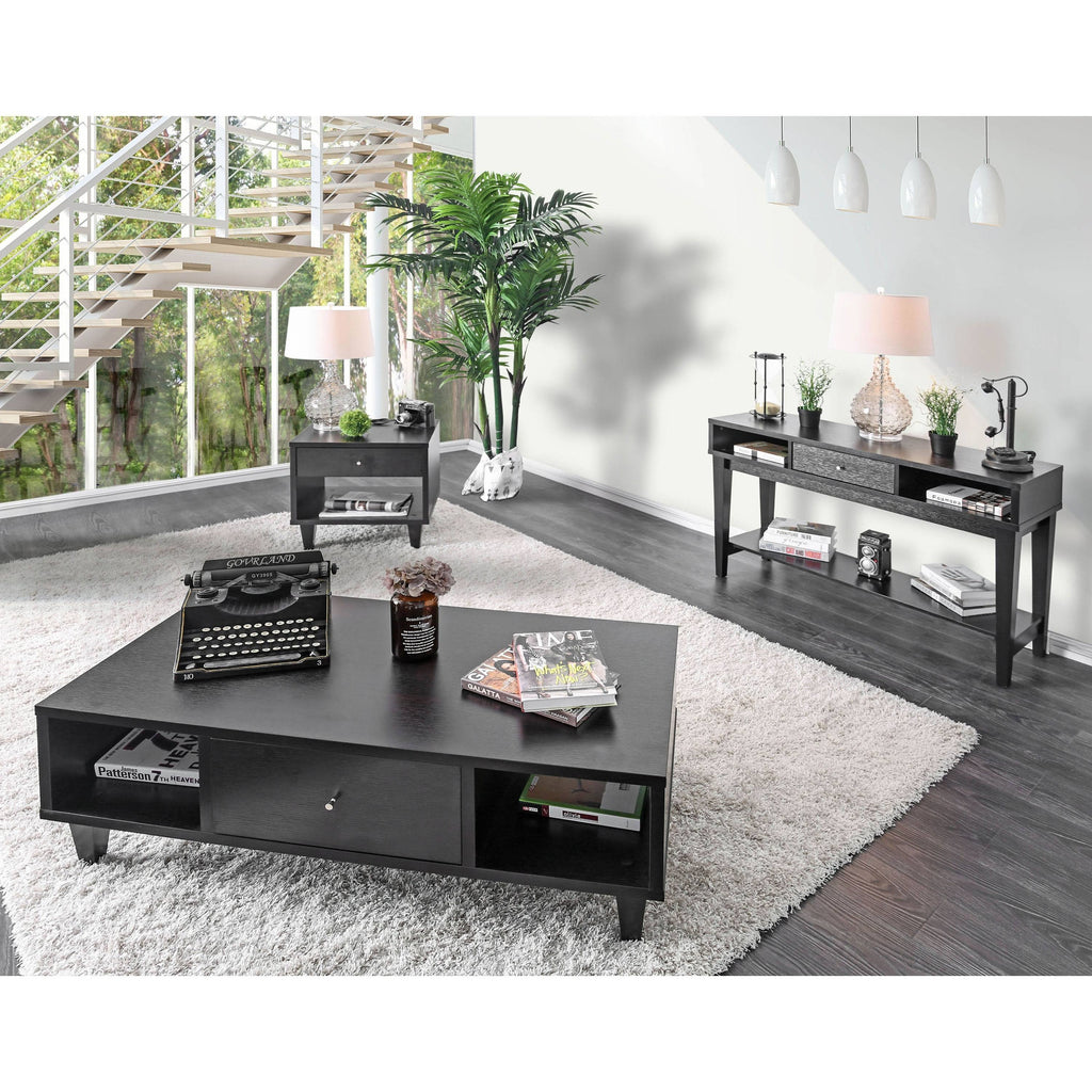 Espresso 1-Drawer End Table M4946
