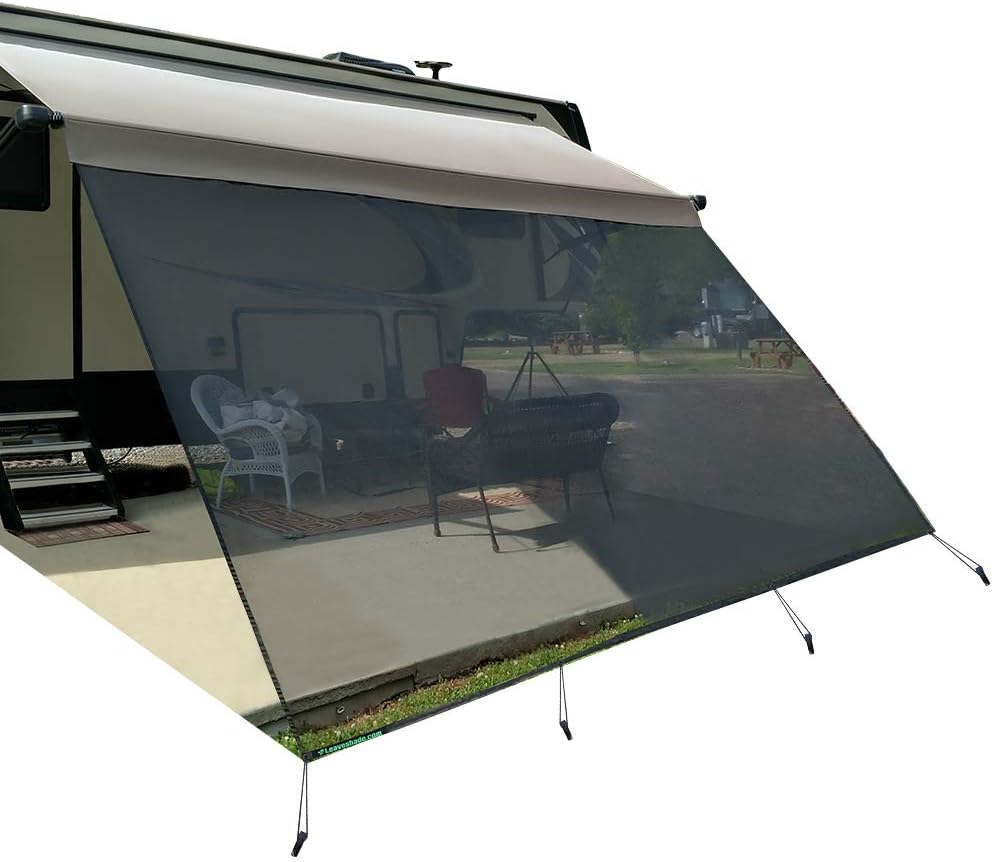 10'X18'3'' Black Mesh Sun Shade E3903
