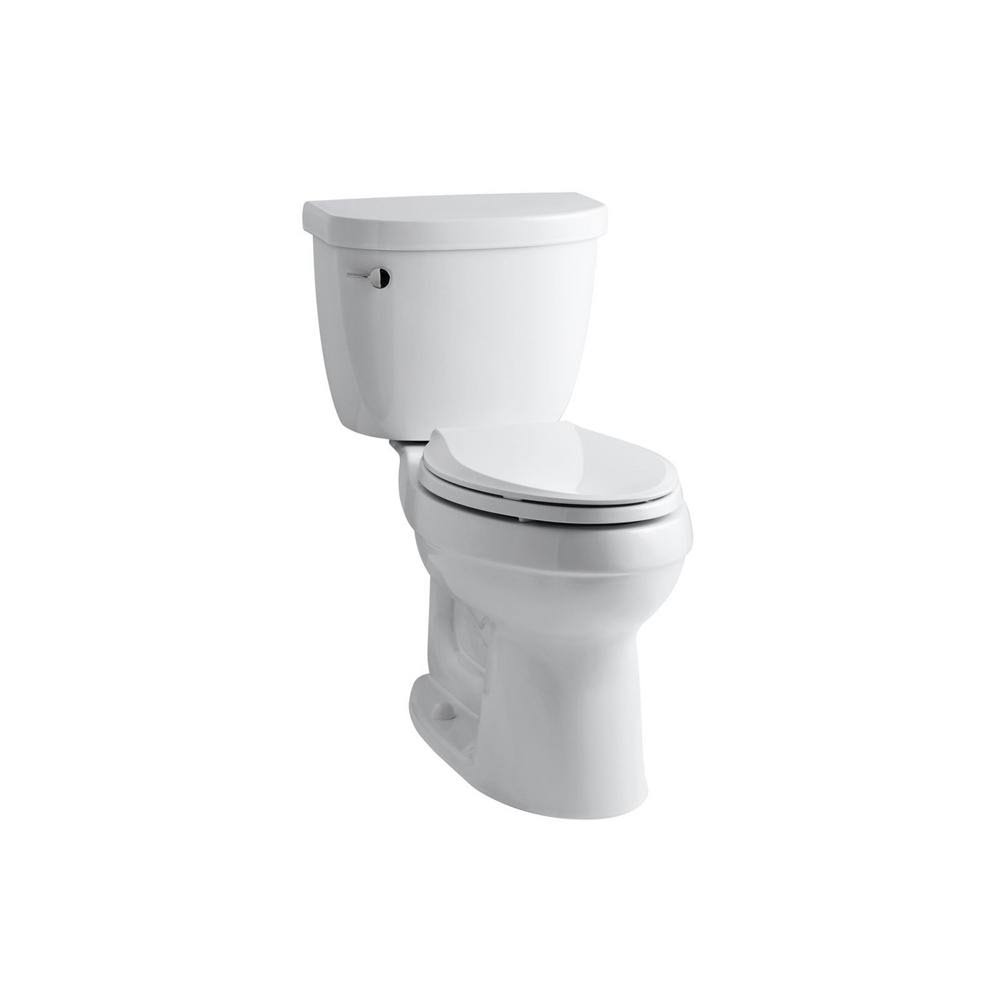 White 1.6 GPF Elongated Toilet K6305