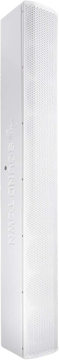 White Passive Wall-Mount Column Line Array Speaker with 8 x 5” Woofers L459