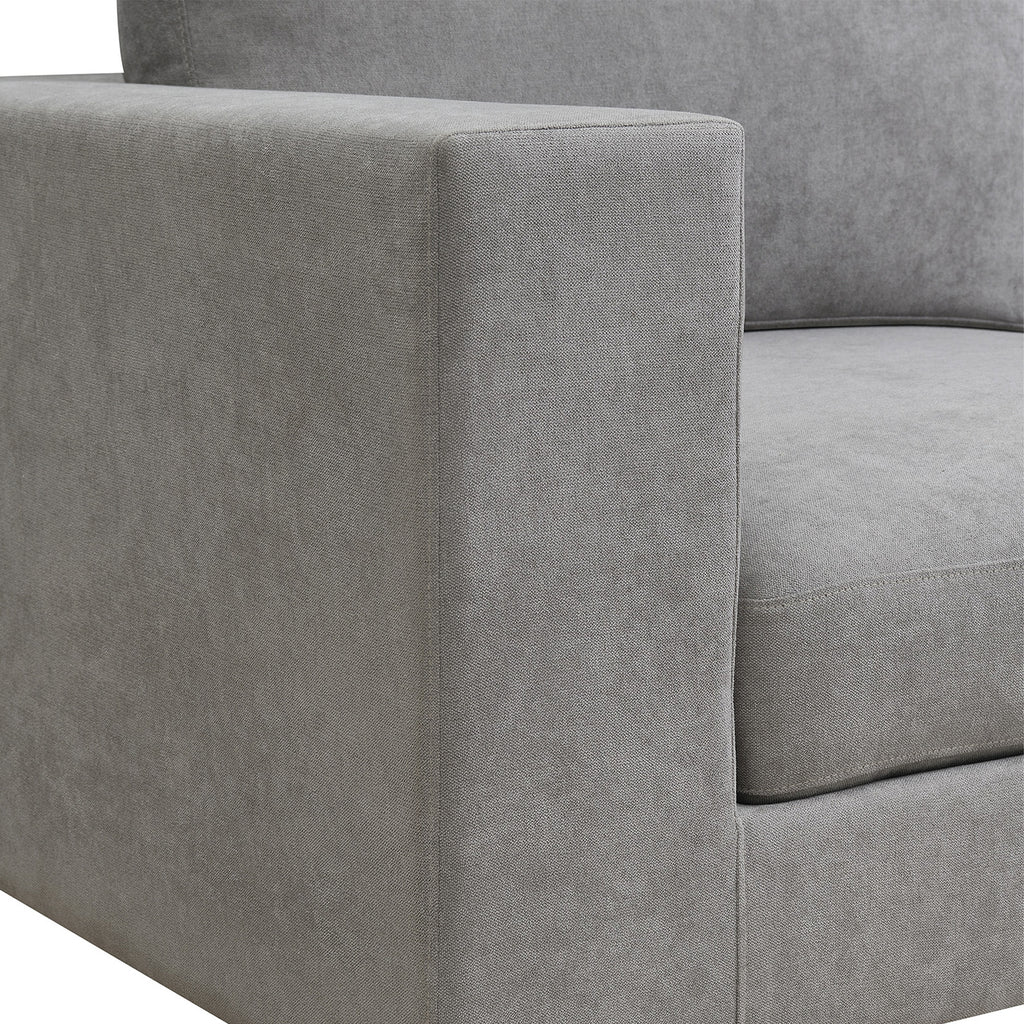 Gray Modular Armless Sofa R6727