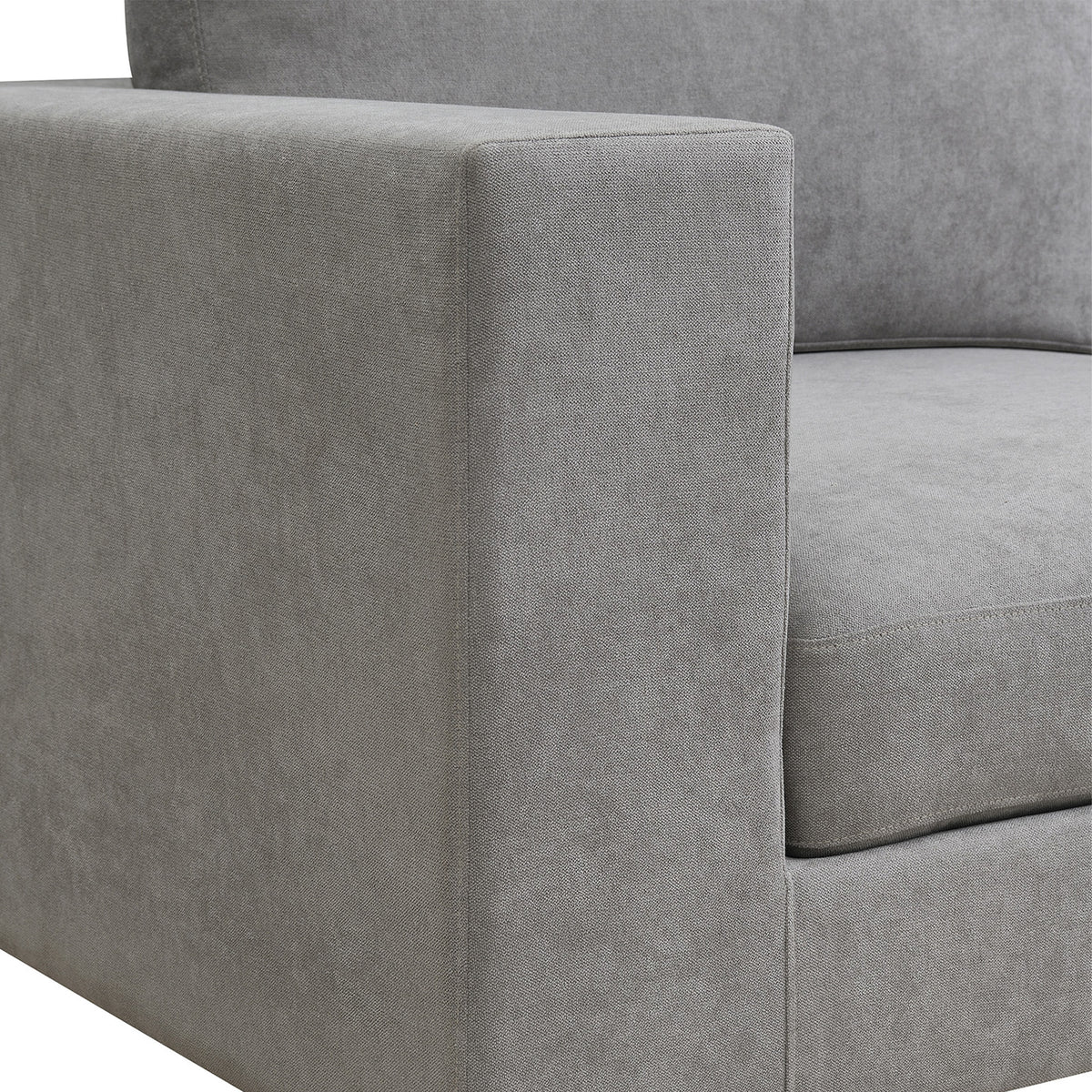 Gray Modular Armless Sofa R6727