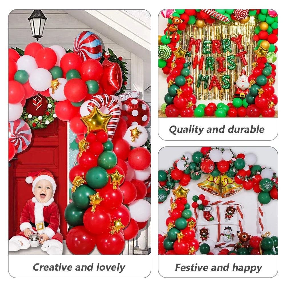Christmas Tree Candy Canes Aluminum Film Balloons K911