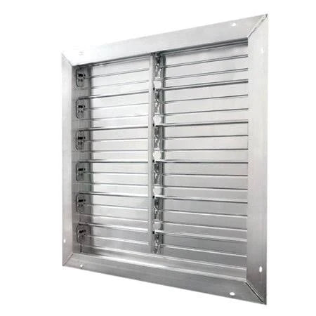 36 inch x 36 inch Aluminum Double Panel Exhaust Shutter H27133