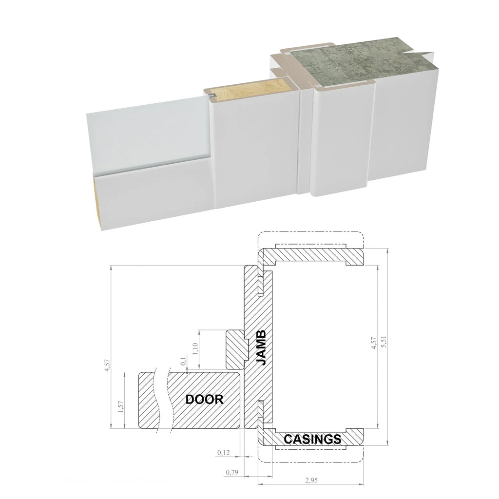 French Double Panel Lite Doors 36 x 80 with Hardware White Silk Frosted Opaque Glass Interior Door M928