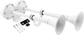 12V White Stainless Steel Marine Electric Train Horn U94519