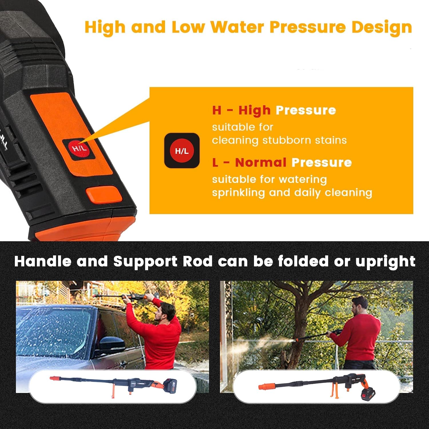 Cordless Pressure Washer 15AH 1160 PSI 20V E3102