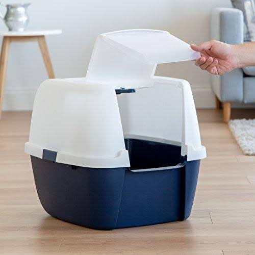 Navy Jumbo Cat Litter Box E7719