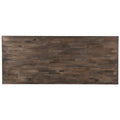Recycled Wood Butcher Block Table Top with Espresso Finish W3014