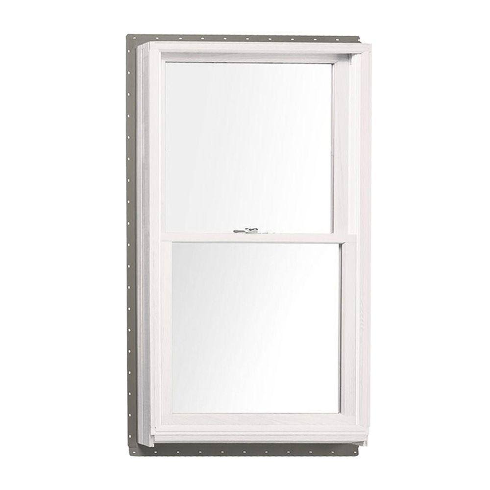 25.625 in. x 40.875 in. Double Hung White Interior Wood Windows X6086