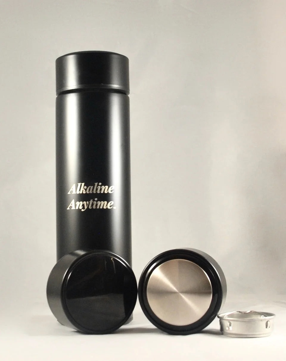 Stainless Steel Water Bottle Flask with 2 Lids Z766