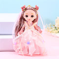 17cm Doll Antique Hanfu Costume Dress Set W4925