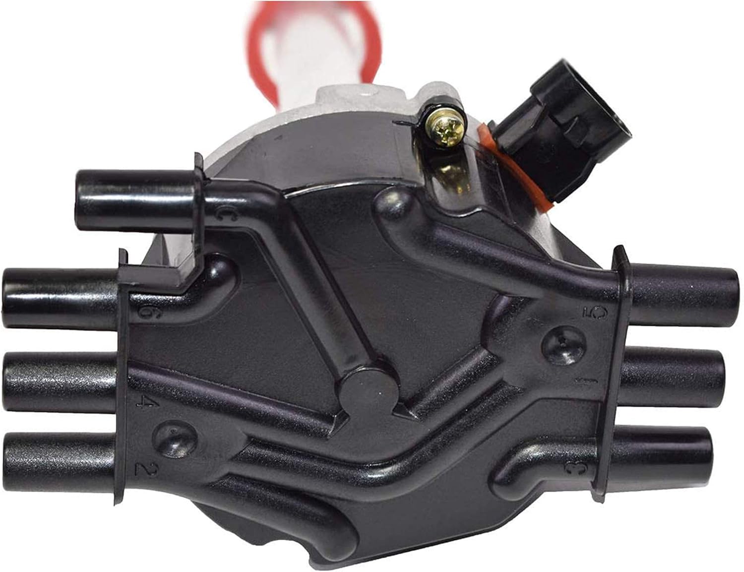 Complete Direct EFI Distributor 6 Cylinders Vortec Male Cap Black A3523
