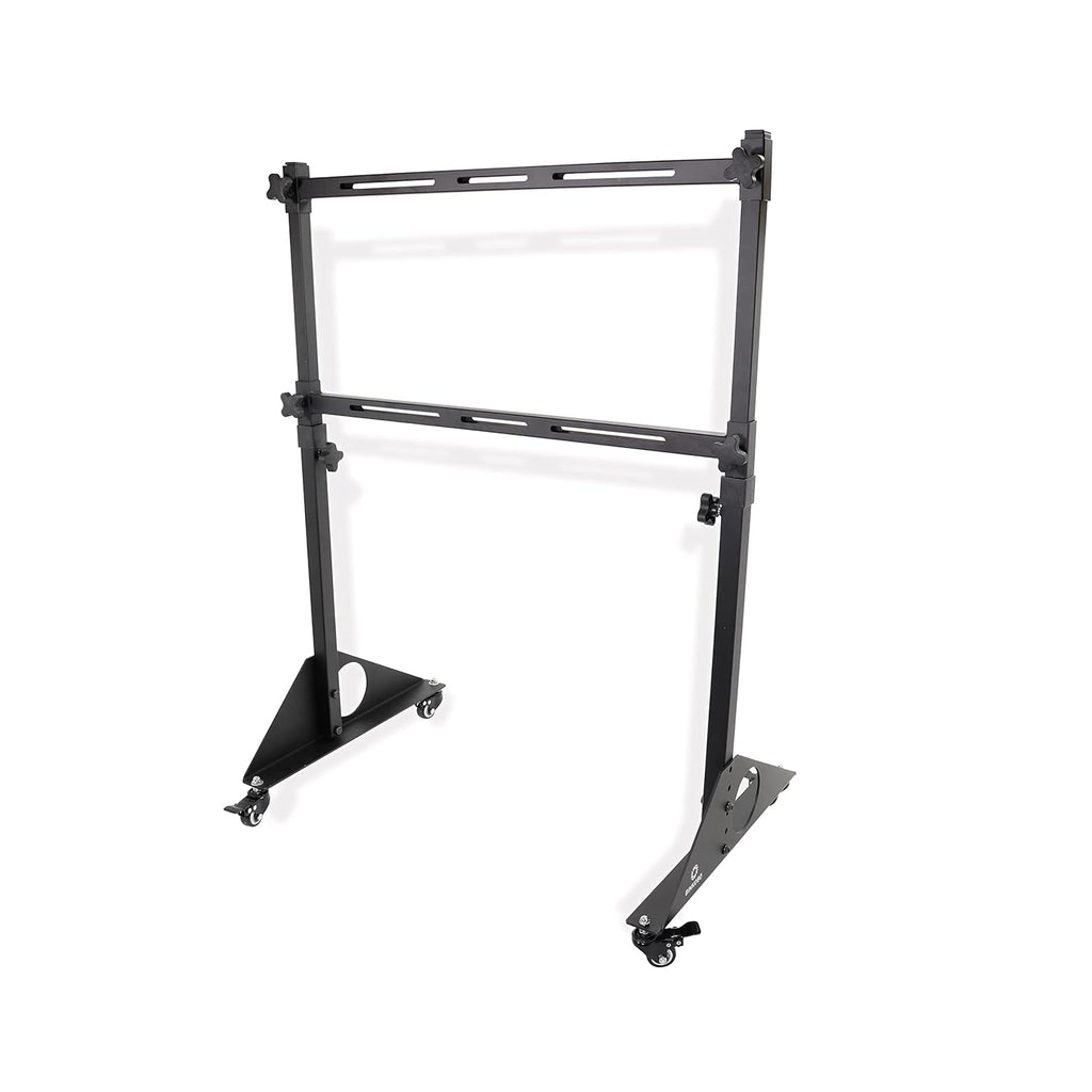 Simulator Monitor Stand with Lockable Castor Wheels and Cable Ties H332174