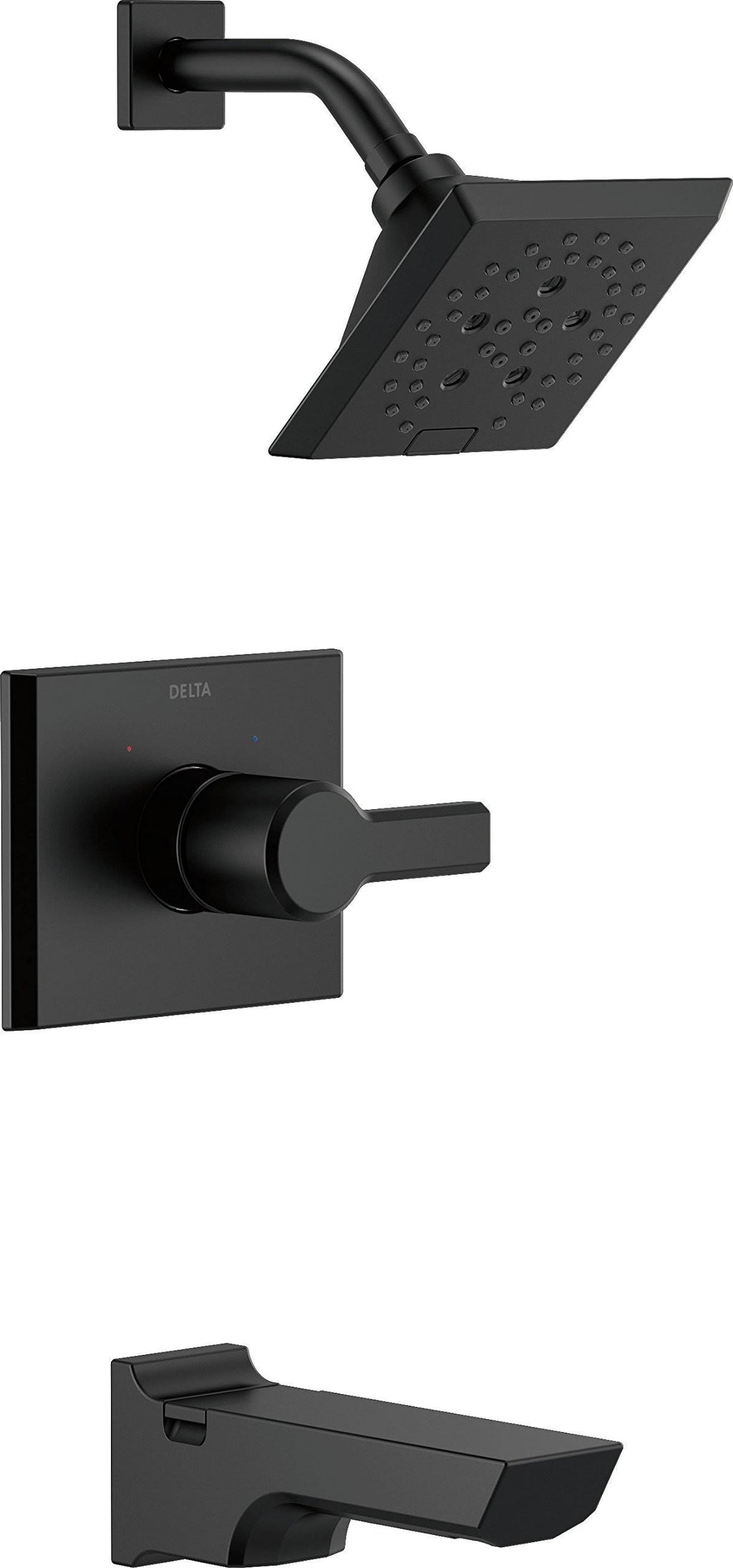 Matte Black Tub and Shower Trim F64213