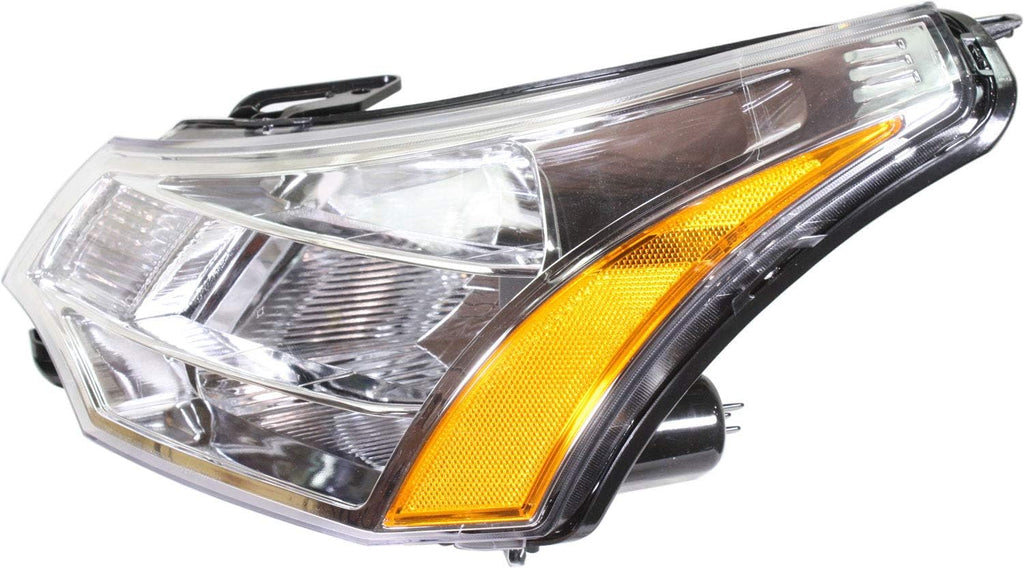 Headlight Assembly Compatible with 2008-2011 Ford Focus Halogen Driver Side V176