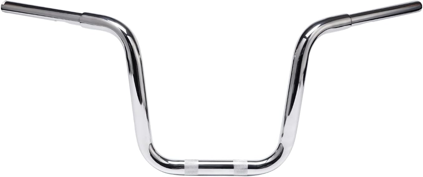 12'' Rise 1-1/4'' Ape Hanger HandleBars Chrome F6720