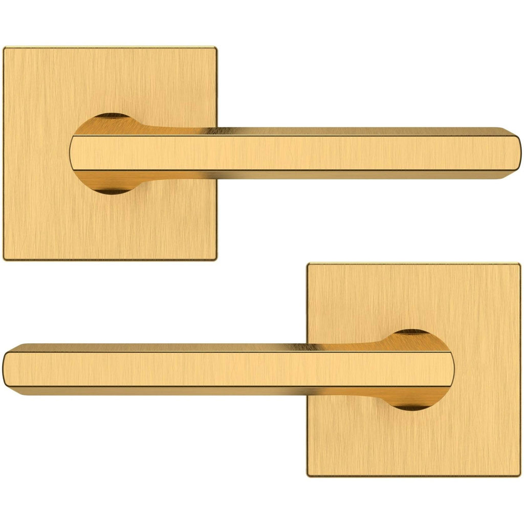 Satin Nickel Double Dummy Door Lever C867