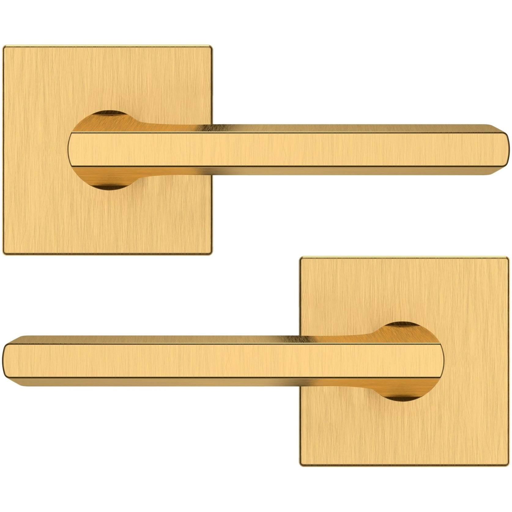 Satin Nickel Double Dummy Door Lever C867