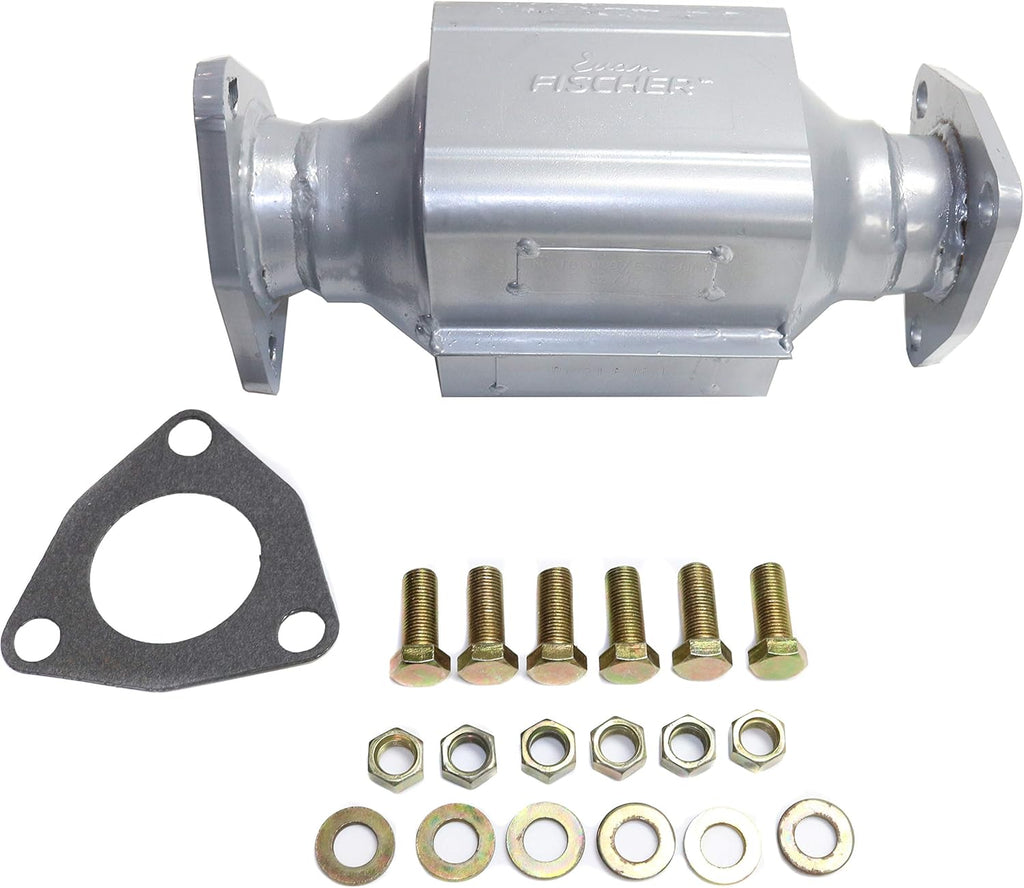 Rear Catalytic Converter with Flat Gaskets and Heat Shields H282