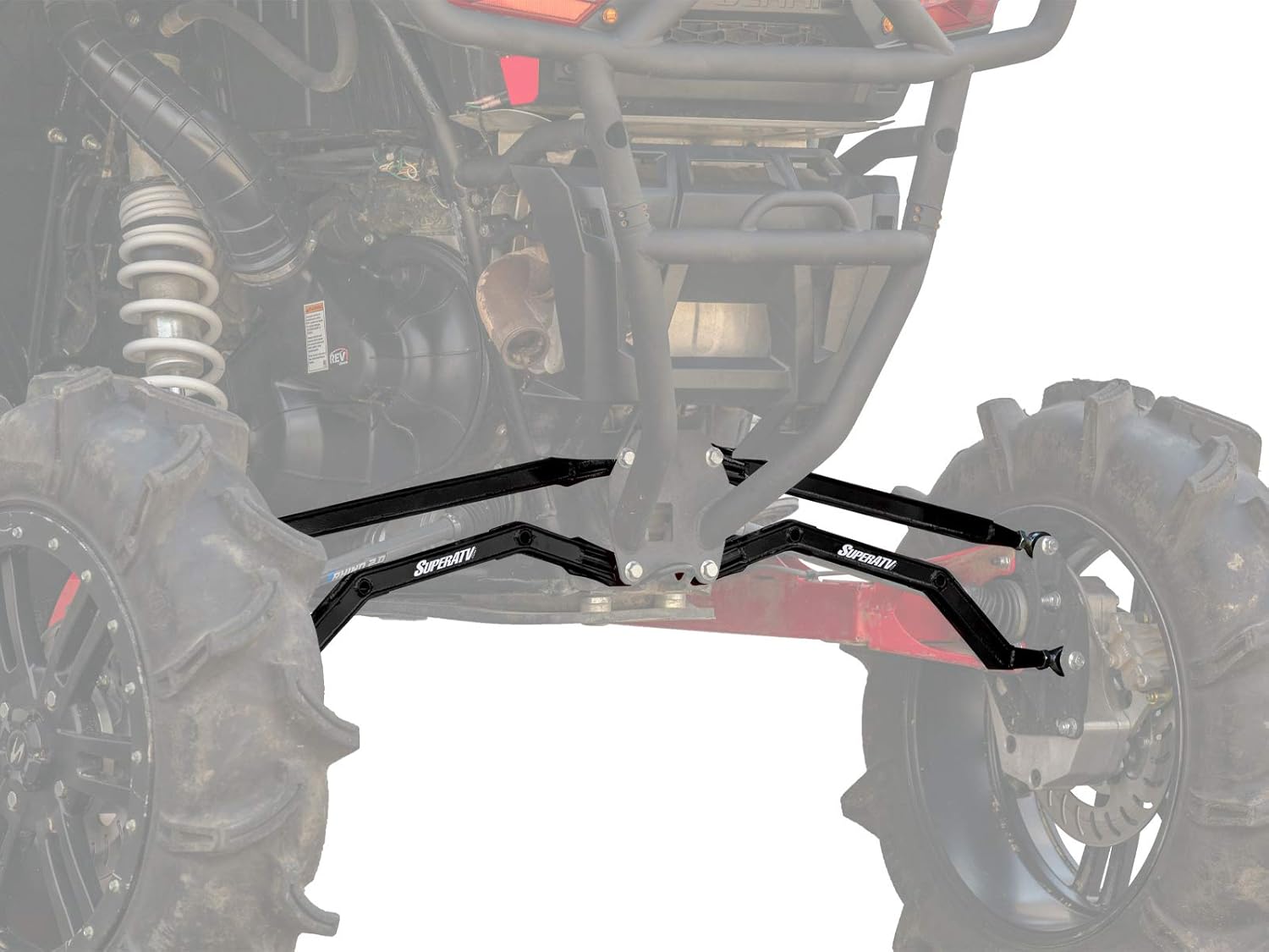 Orange High Clearance Rear Radius Arms for Polaris RZR XP 1000 R264