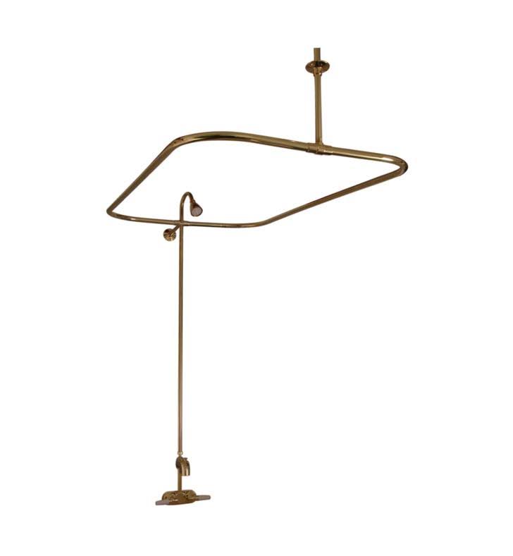 Converto Shower with Rect Rod Code Spout Brushed Nickel N6221