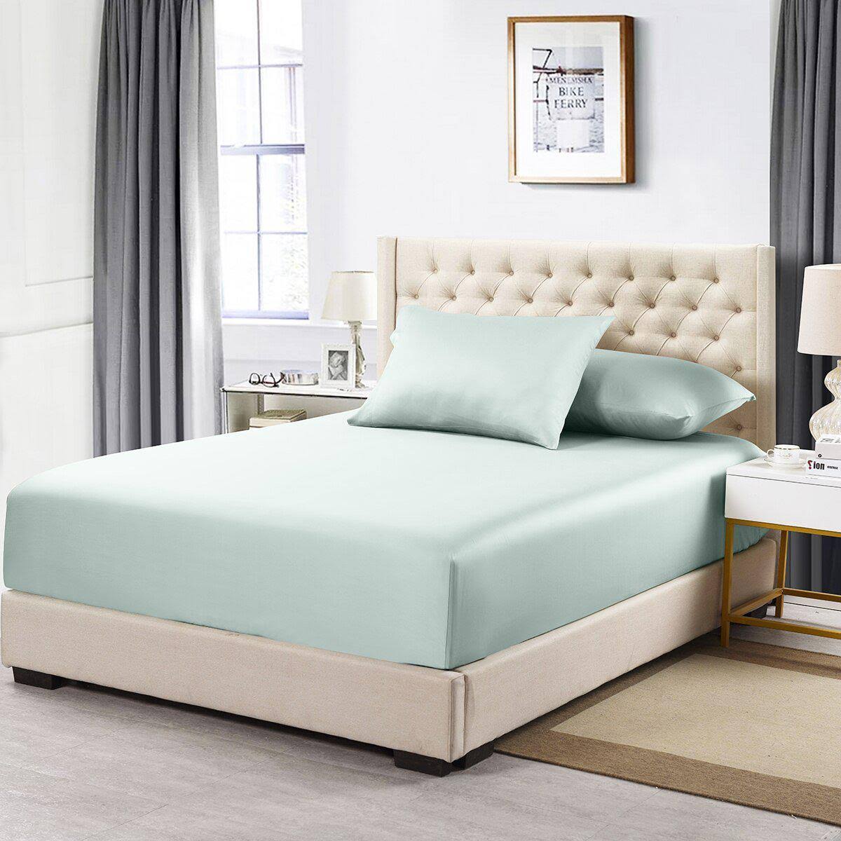 California King Fitted Sheet Only, 608 Thread Count O113574