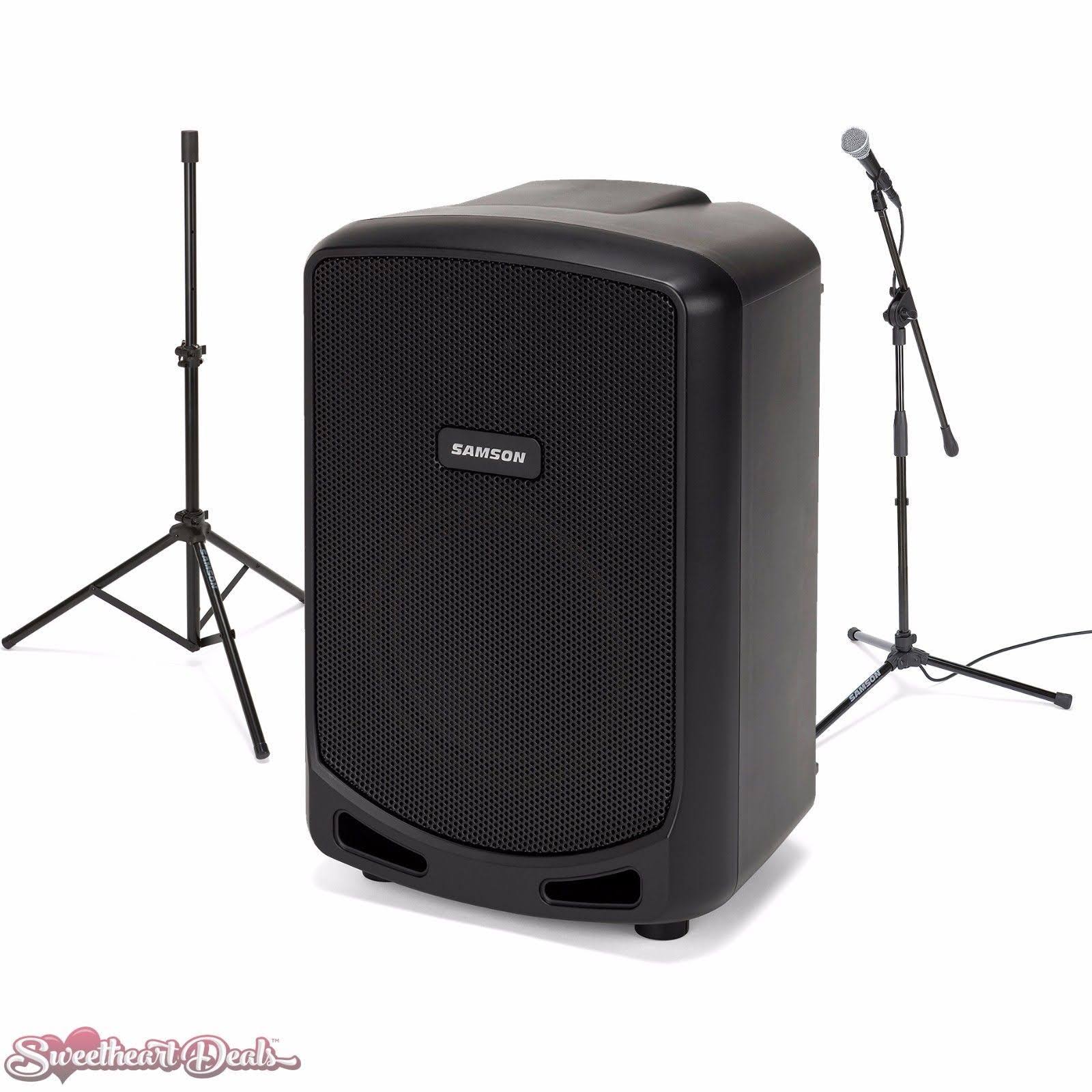 Portable Bluetooth Speaker System - Black D1216