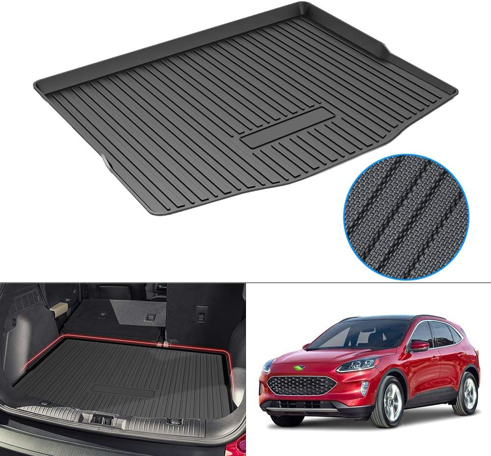 Black TPO Cargo Mat for Ford Escape Hybrid M854347