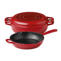 3-Piece Enamel Cast Iron Set K2890